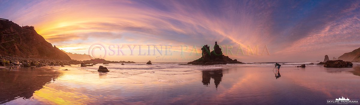 SebFFM2010's tweet photo. #Panorama #Teneriffe - #Sunset panorama am wunderbaren Playa de #Benijo auf der spanischen Urlaubsinsel #Teneriffa.  https://t.co/imYtBMLK6U https://t.co/G7GsDAy1n7