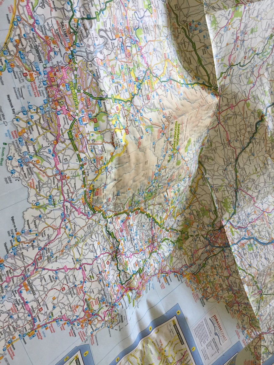 #Ledbury to #LandsEnd #nomotorway #papermap and one very panty dog!