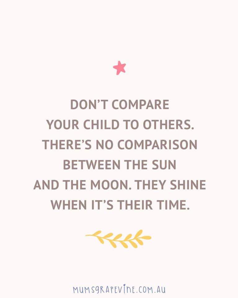 Every child develops at their own pace! Every child matters ❤