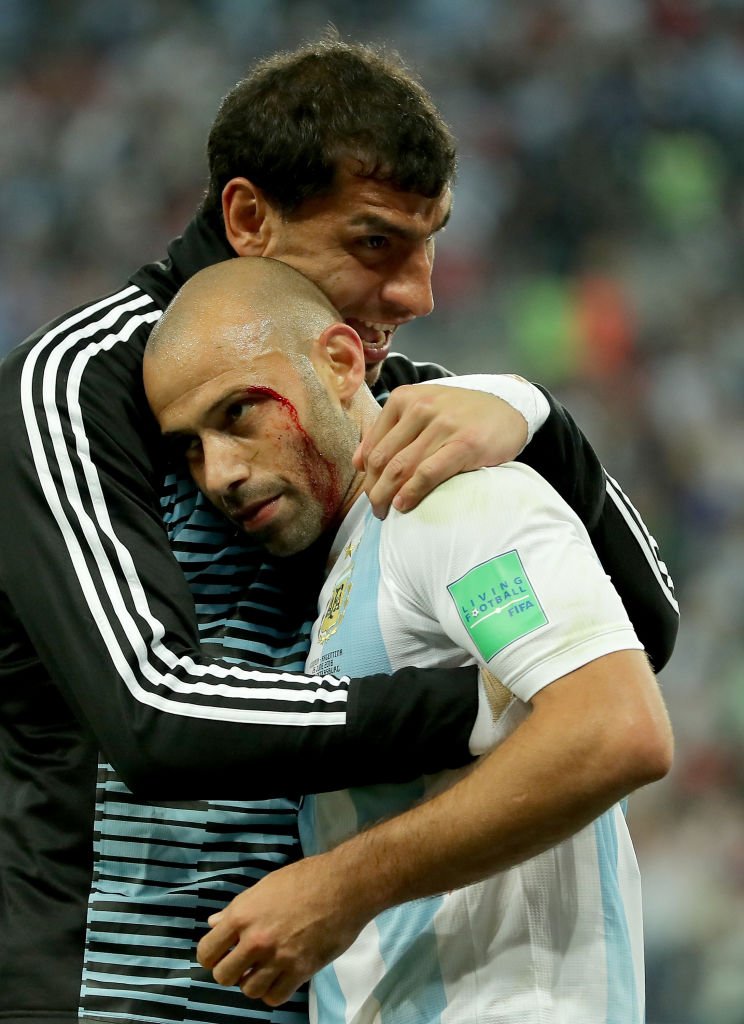 SC_ESPN's tweet photo. Las marcas de un guerrero. https://t.co/4RY2Gx48ib