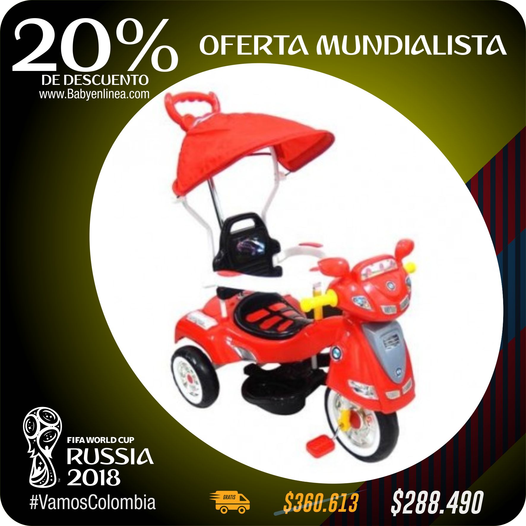 triciclo sun baby