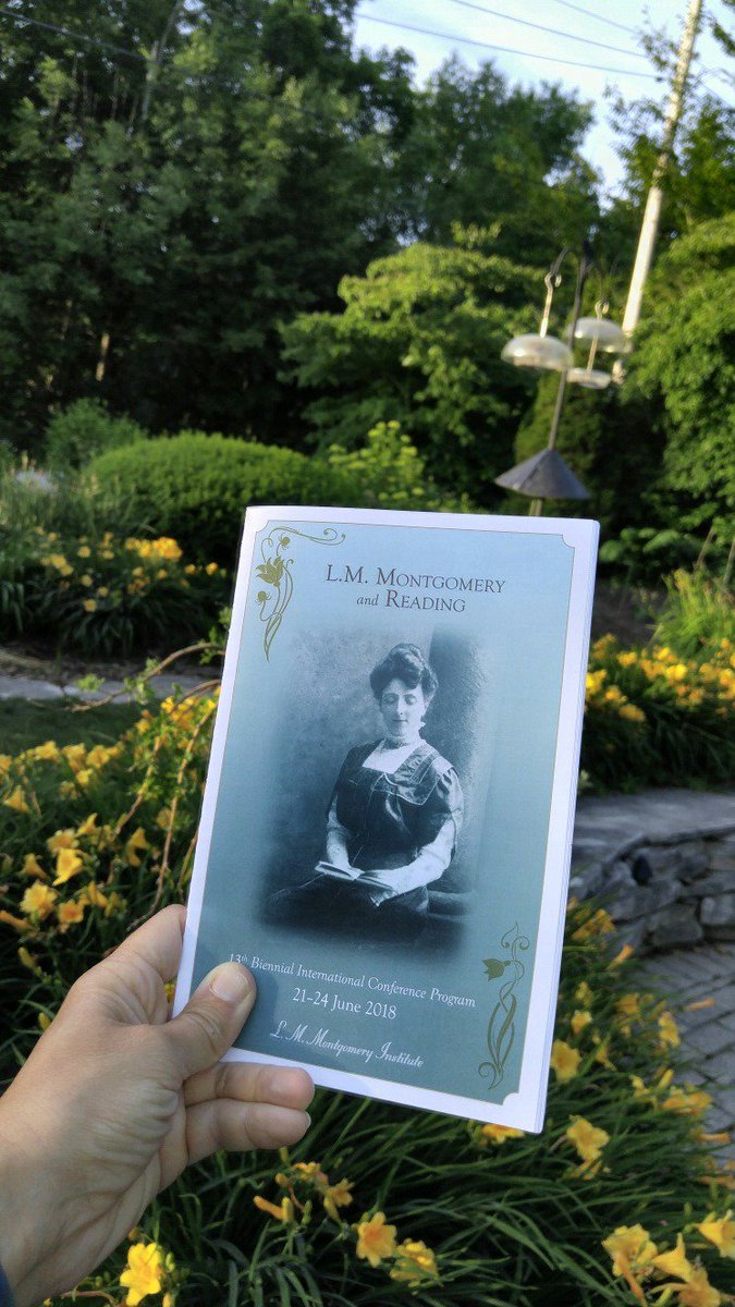 RocksMillsPress's tweet photo. @LMMI_PEI @LMMontgomerySO @LMMontgomeryLS And meanwhile, back in Ontario, those who were left behind eagerly pinch the program from their returning mothers to see all the great talks/events they missed. By all accounts it must have been a fab event! https://t.co/DSh8nMF2vS