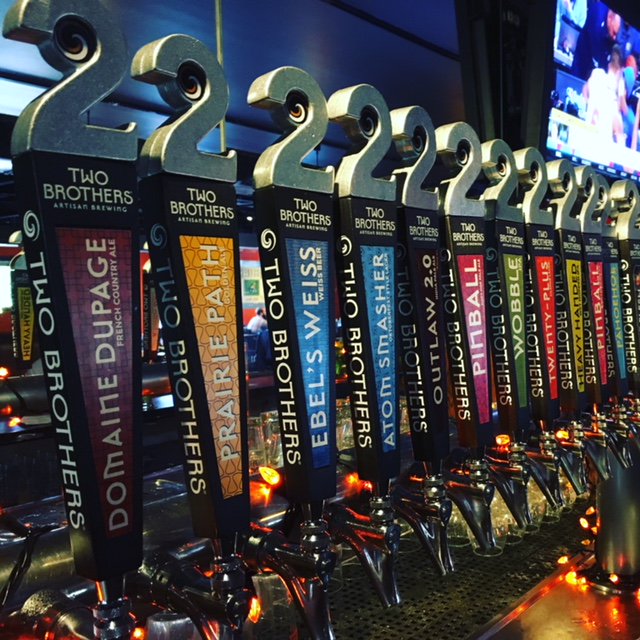 TwoBrothersBeer's tweet photo. Tap into something new today at the #TwoBrosTapHouse. Our constantly rotating Special Projects Division taps are calling your name. https://t.co/j5NVsVH7s9