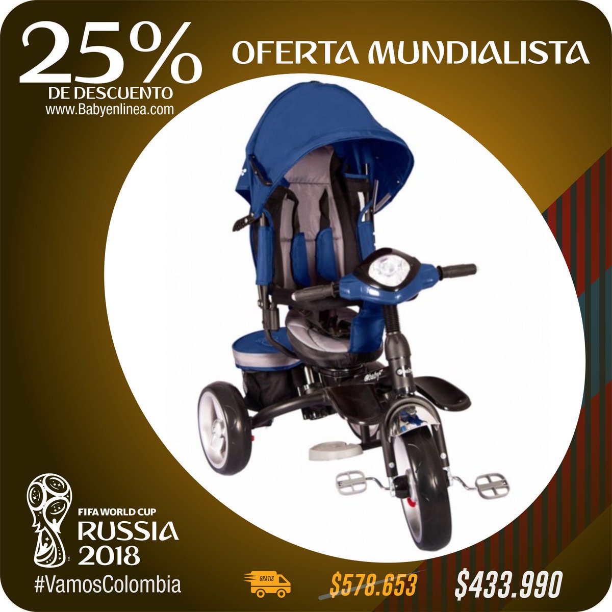 triciclo ebaby 302