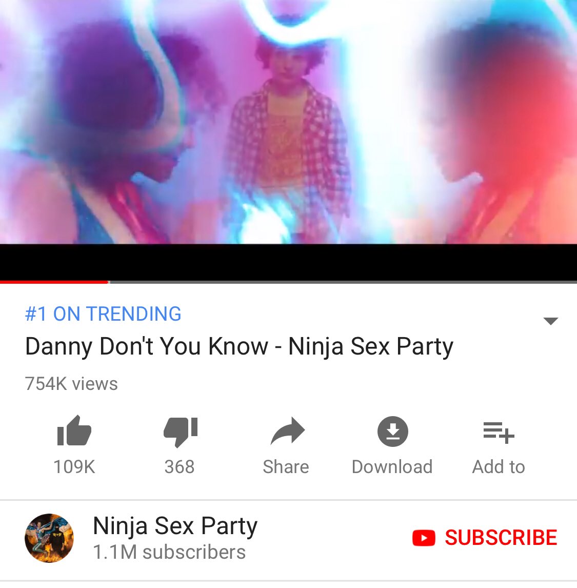 ninjasexparty's tweet photo. um 
danny don’t you know is #1 on trending rn
wtf

https://t.co/1X4bkSDm6w https://t.co/M2nQ01zUix