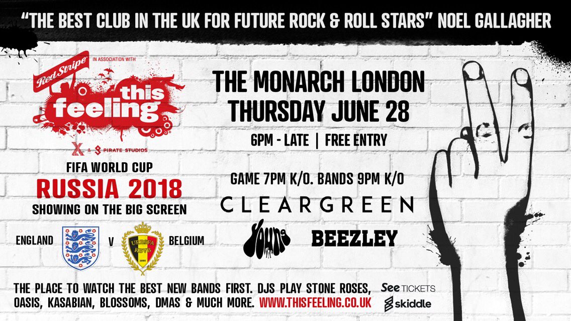 OfficialBeezley's tweet photo. 2 days left!! So excited to play for @This_Feeling alongside with @cleargreenmusic and @youngbanduk 
#Beezley https://t.co/w09TasgEVc