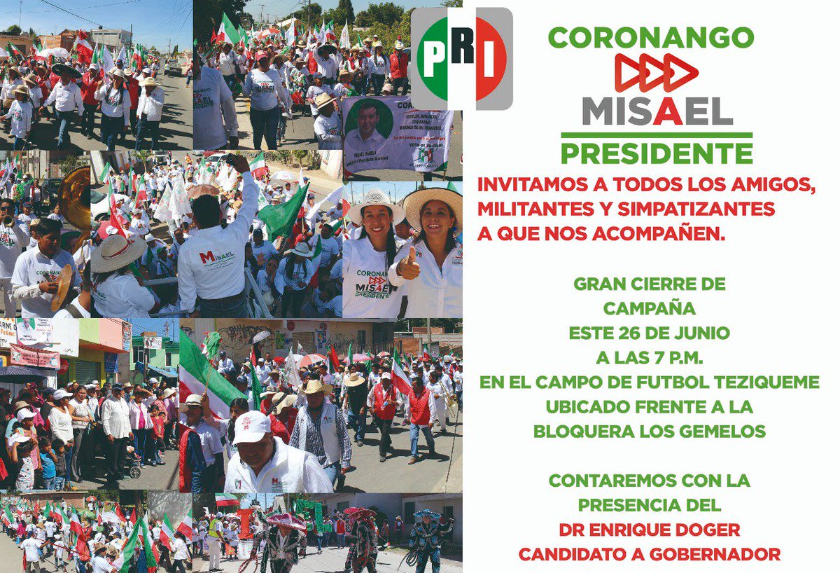¡Los esperamos hoy a las 7 de la noche, no falten! #TuAmigoMisael