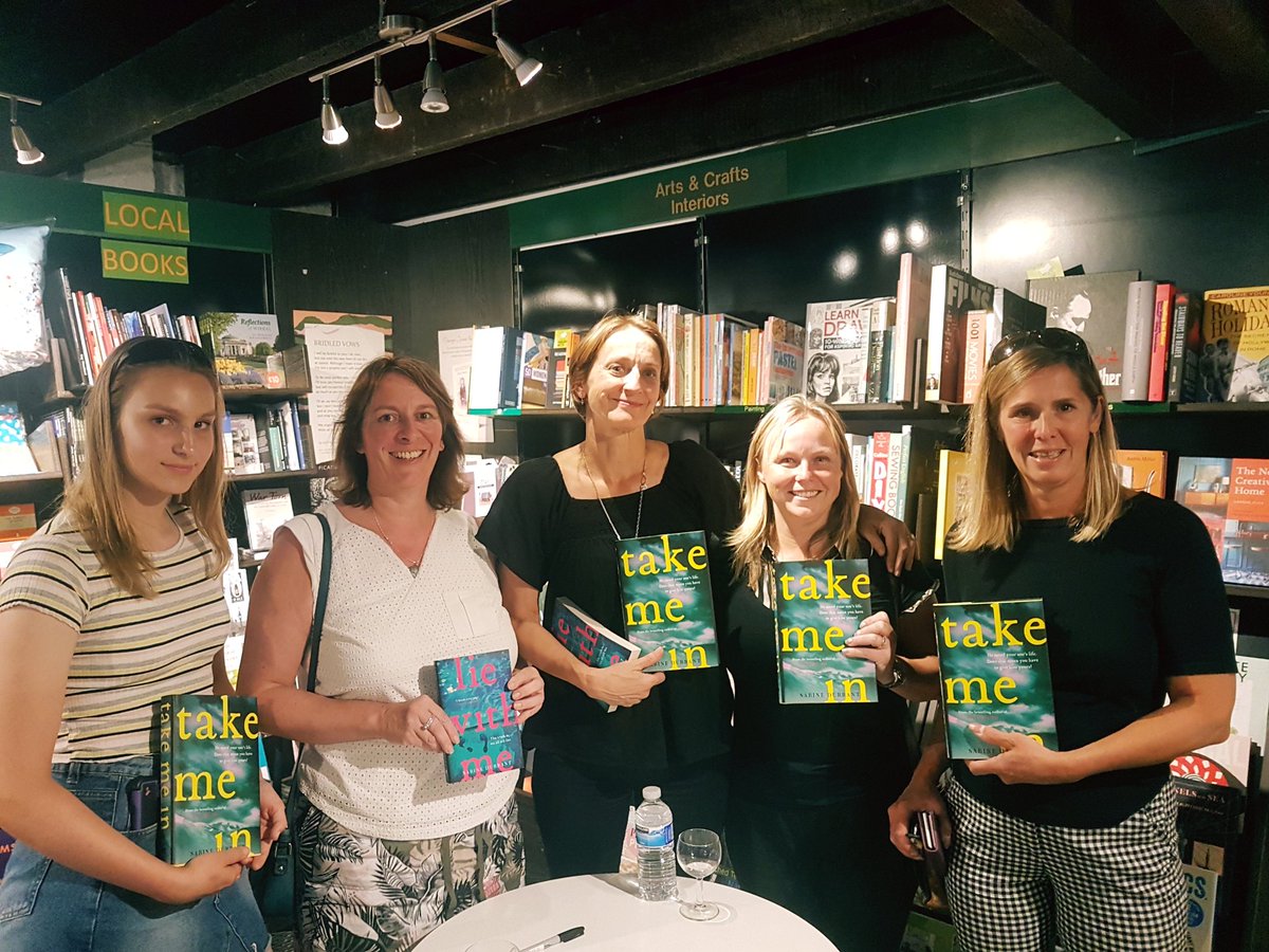 LinghamsBooks's tweet image. Thank you lovely @SabineDurrant for our fun crime night, talking #TakeMeIn #signed books available