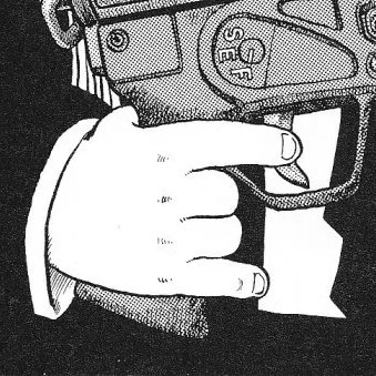 Look at those adorable baby hand dimples! And that fine trigger discipline too!  #DrSlump   #Arale   #BestGirl