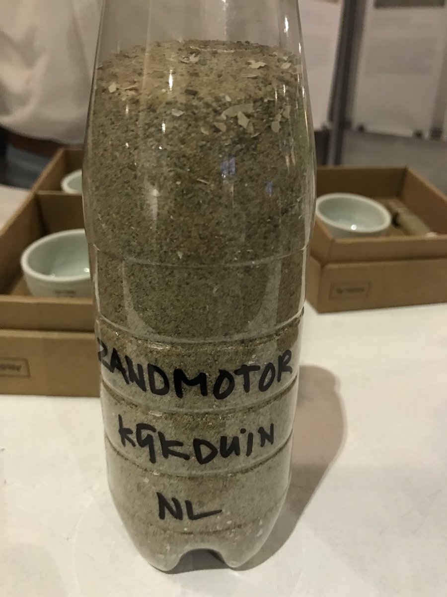nannaindewar's tweet photo. Since 2010 Atelier NL has been collecting sand to melt into glass. Their stories of sand and the people who collected it are on show this week at MADE in São Paulo #MADE2018 @dutchdesignweek @NLinBrasil https://t.co/OTNP0gWBmu
