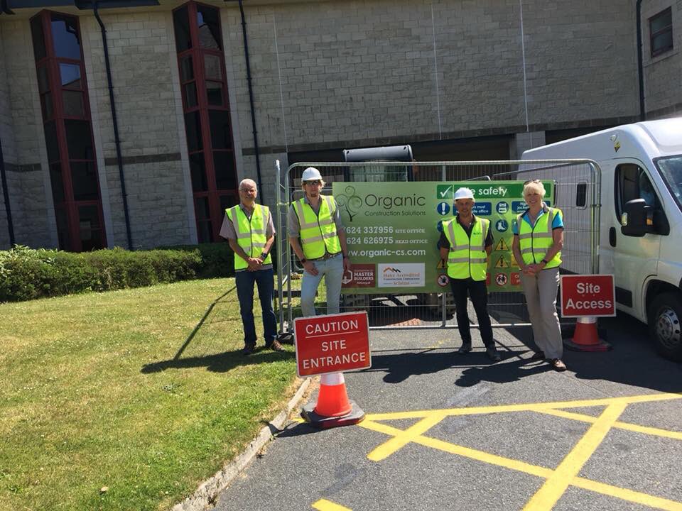 bridgethegapim's tweet photo. Let the building work commence at Nobles Hospital! #BridgeTheGap #IsleofMan #charity #Building https://t.co/JD4KxjXQMH