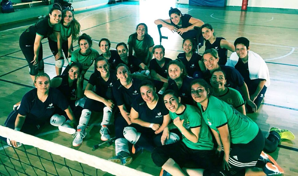NadiaBala's tweet photo. #Nazionale #sittingvolley #sittingvolleball #sportparalimpico 🇮🇹 #errea #calabria #nb2 #futursittingvolley #trecenta #rovigo https://t.co/68UReNyOny