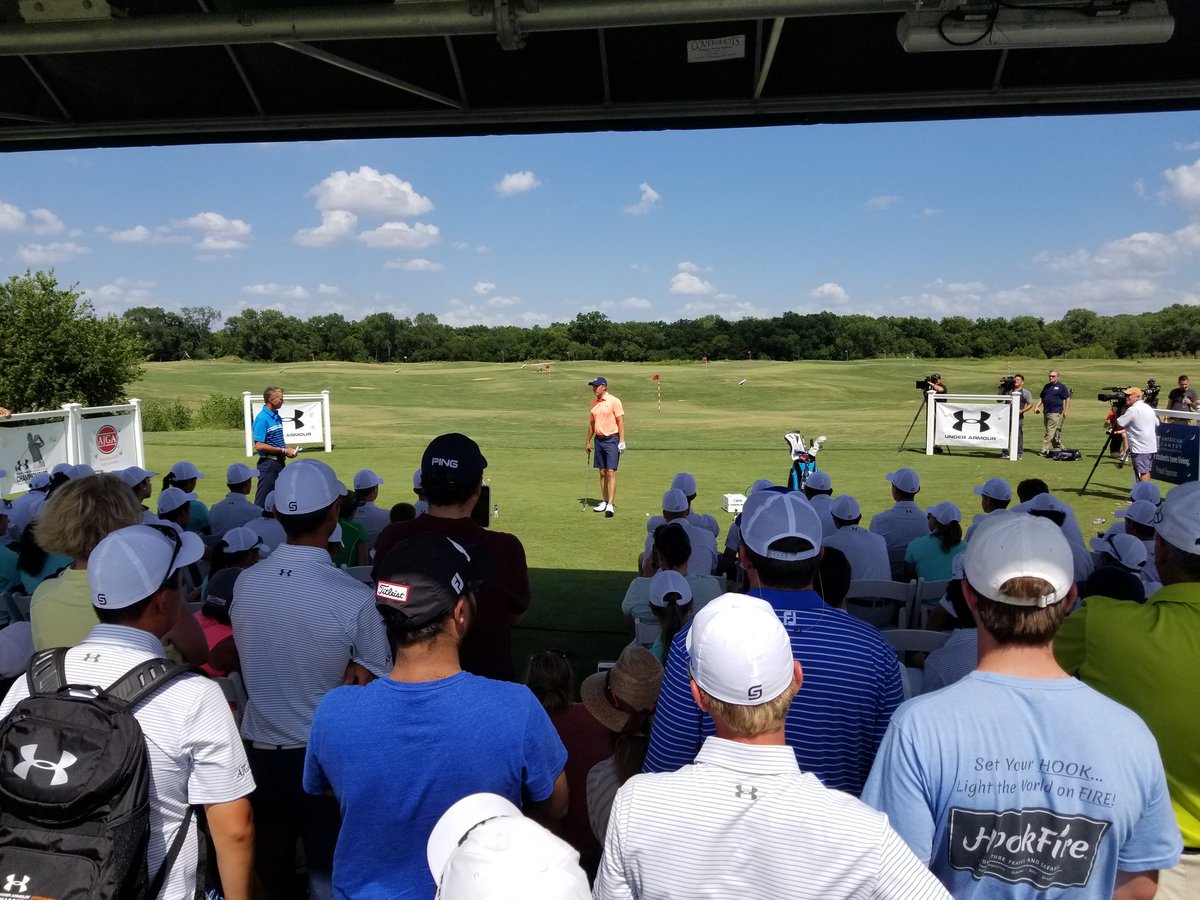 AJGAGolf's tweet image. "Success is not far off for y'all and that is because of the AJGA. Learn from these experiences." - @JordanSpieth #UASpieth