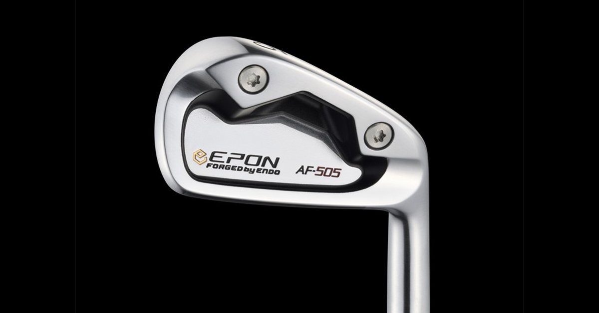 GolfDigest's tweet photo. Epon irons feature new forgings in line, including thin-faced AF-505 iron, as well as new forgiving wedge: https://t.co/MM4DRRZAGM https://t.co/DftdGrBgPm
