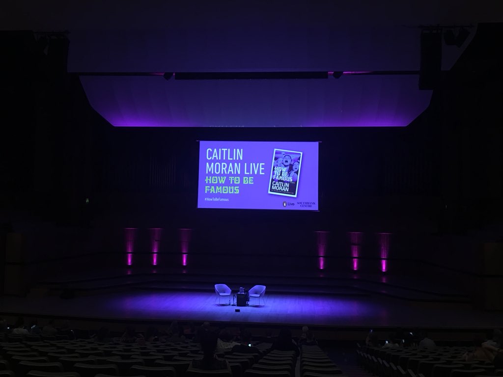 EburyPublishing's tweet image. We’re ready for @caitlinmoran #HowToBeFamous @southbankcentre