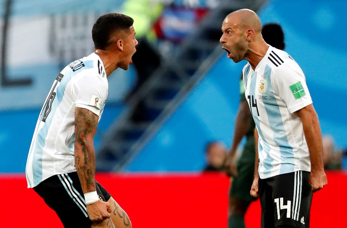 DiarioOle's tweet photo. Mascherano, ese soldado de mil batallas que siempre deja todo por la Selección Argentina. https://t.co/yC0BDzJOgS