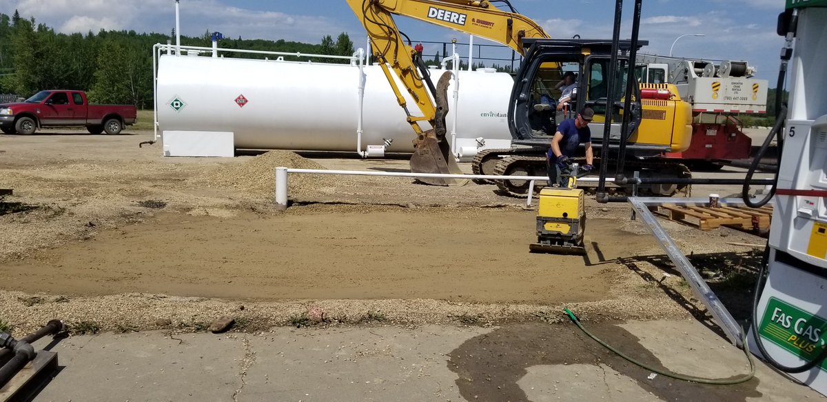 MonstrElectric's tweet photo. From NoGas To FasGas.  After the initial electrical contractor flaked on the project, Monster Electric helps bring the only gas station in Fort Assiniboine back to life. Keep burning those dinosaur bones!  #Yeg #FasGas #EmergencyServiceCalls https://t.co/GSqtwNxiYZ