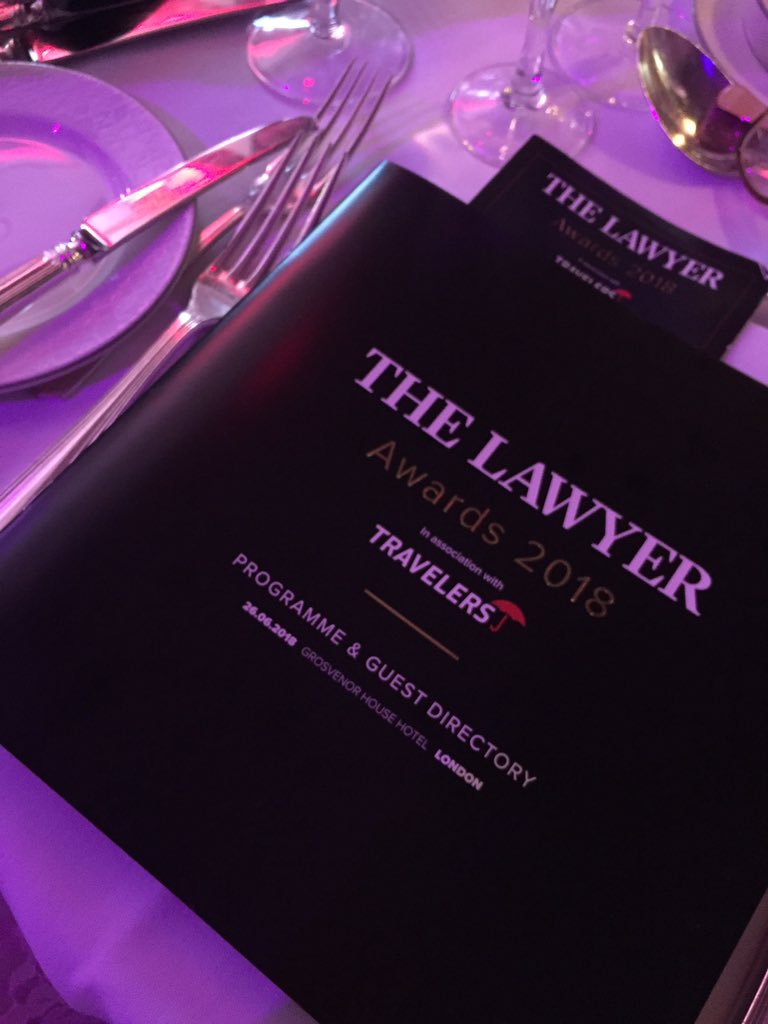 Incredible! We're over the moon to win Best Client Service Innovation of the Year! We ❤️innovation at Kennedys! #TheLawyerAwards @Richardpwest @karimderrick