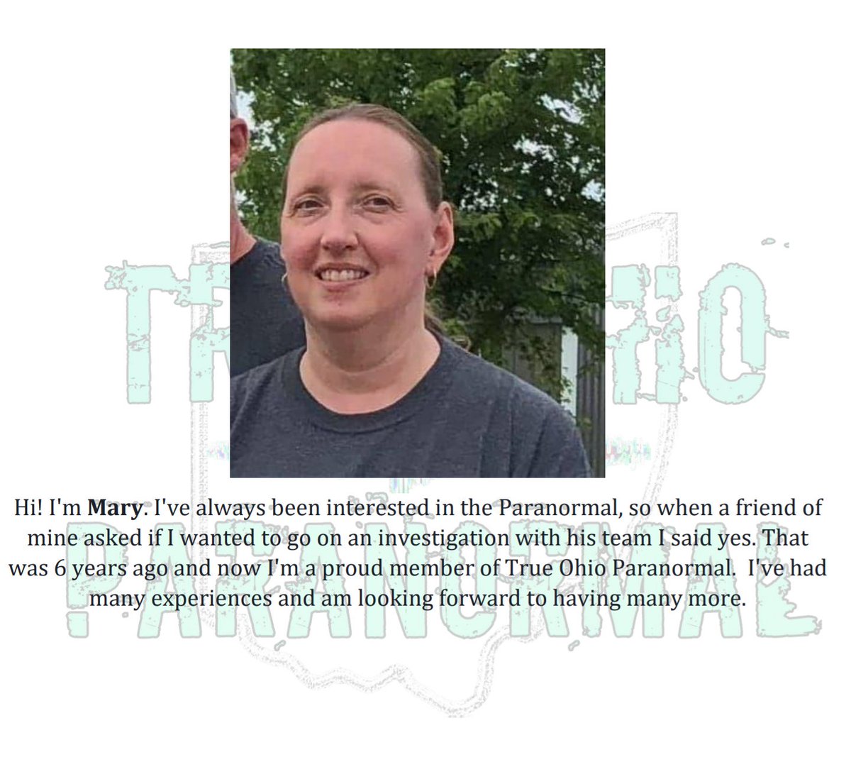 TOParanormal's tweet image. Meet Mary, Co-Founder &amp;amp; Investigator