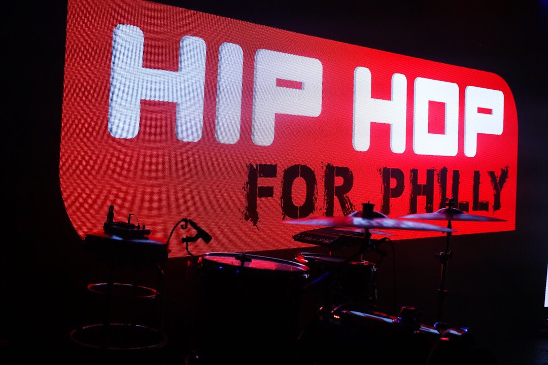 HipHop4Philly's tweet photo. YALL. WE ARE GETTING SO HYPE. Sound check got us all excited!! DOORS OPEN IN 20!!! https://t.co/RtfnW5Owrm