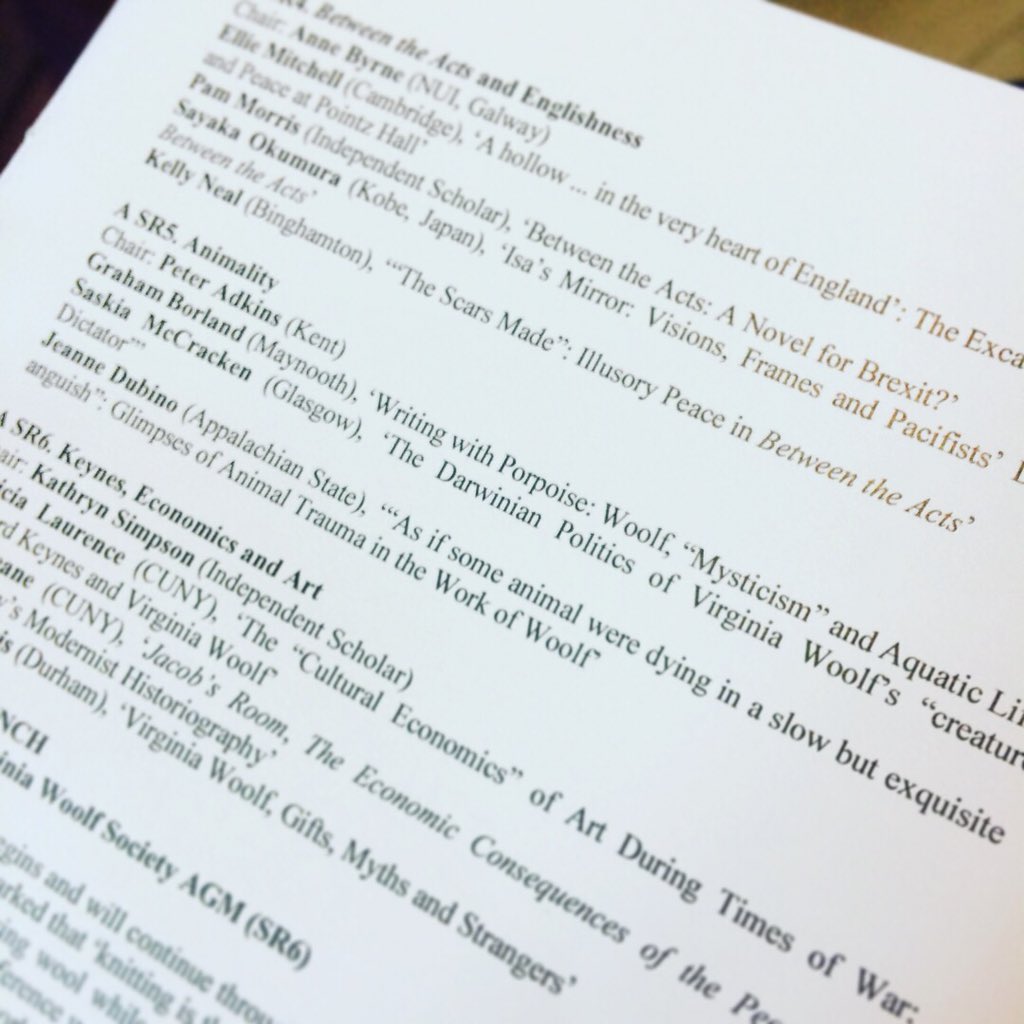 rancidkermit's tweet photo. My #Woolf2018 exp. in numbers:
Panels/plenaries 📝: 12
Artistic happenings 🤹♂️🎤🎬🎨🎼🤸♀️: 4
Ancient cities explored ⛪: 1
Fellow witches who bae told about Woolf and mystical sea creatures🐬: 30-40 approx.
Cats petted 🐈: 2
Sandwiches rabidly devoured 🥪: 37,236 https://t.co/7Fu4hURC8a