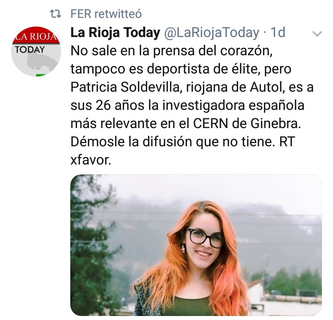 LaRiojaToday's tweet photo. Gracias @empresa_rioja por la difusión. Es importante que en el ámbito empresarial se valore el talento de verdad. https://t.co/l2nWdynLwQ