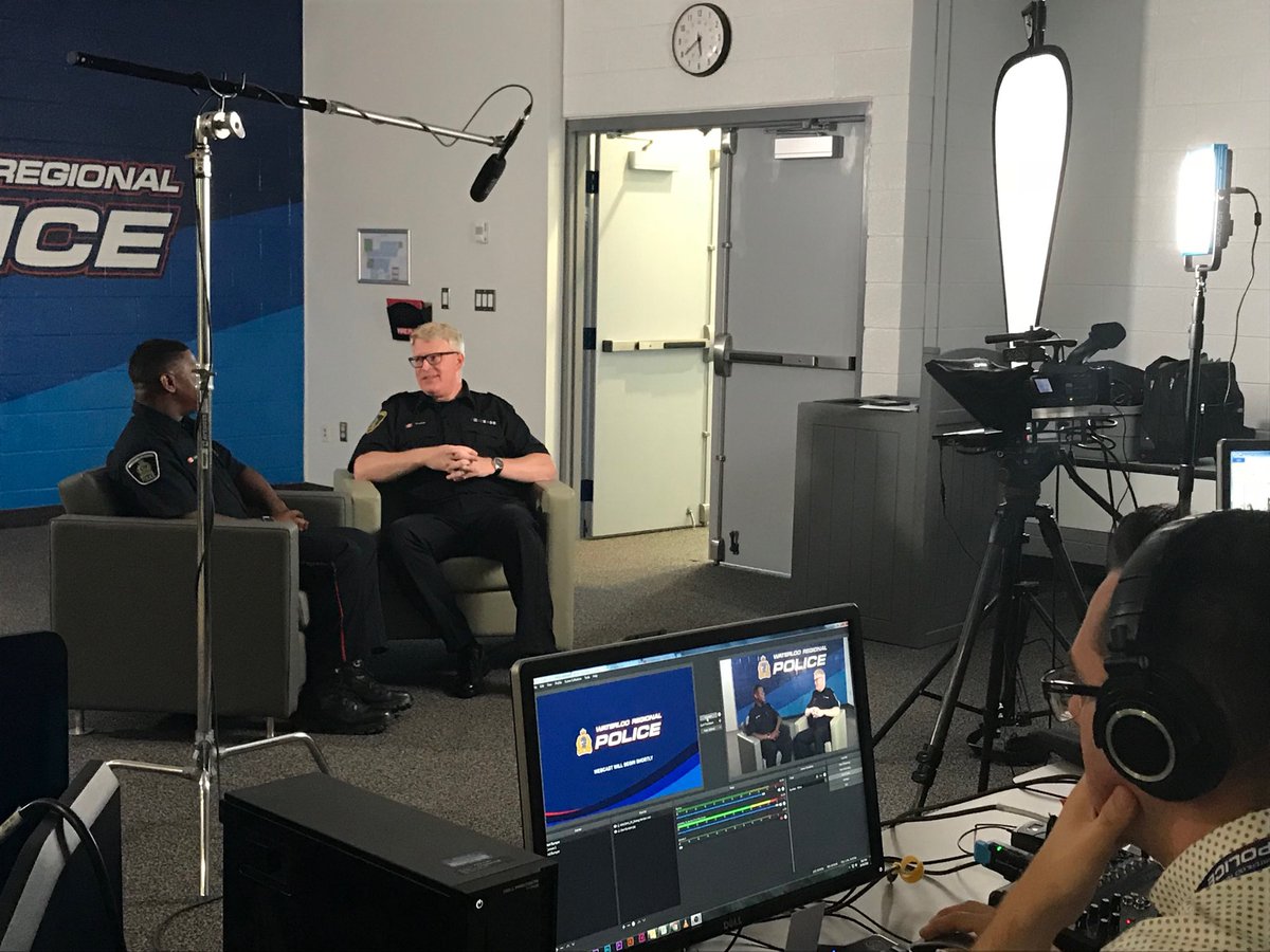 WRPSToday's tweet photo. Getting ready for our live #WRPSTalks session with @Chief_BLarkin and @NORTHSRO2. Join us at 6 pm with your questions! https://t.co/aNI5lVsZZl