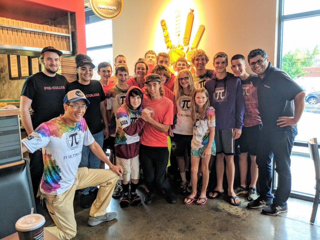 TeamPi1's tweet photo. Thanks to #PieFive for feeding us today! https://t.co/icQv8w9zUM