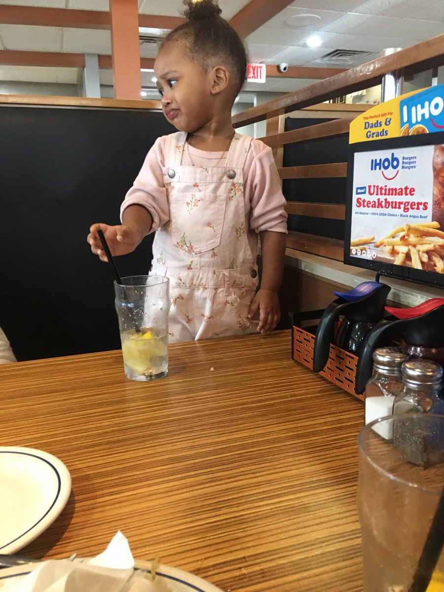 asiasalley's tweet photo. My niece wasn't feeling the lemon water https://t.co/Sf0753JX6h