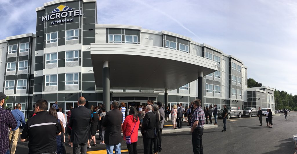 Ribbon cetemony coming up! <a href="/MasterBUILTltd/">MasterBUILT Hotels</a>, Tawich Development Corporation, James Bay Eeyou