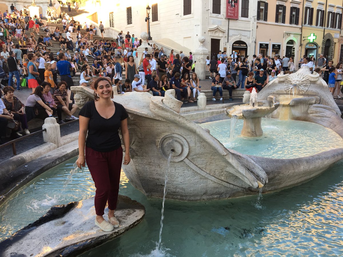 UD_Takes_Europe's tweet photo. Sistine Chapel, St. Peter’s Basilica, Spanish Steps, and Found Another UD ChemE Abroad! https://t.co/5jO2qkxQ5D