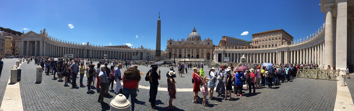 UD_Takes_Europe's tweet photo. Sistine Chapel, St. Peter’s Basilica, Spanish Steps, and Found Another UD ChemE Abroad! https://t.co/5jO2qkxQ5D