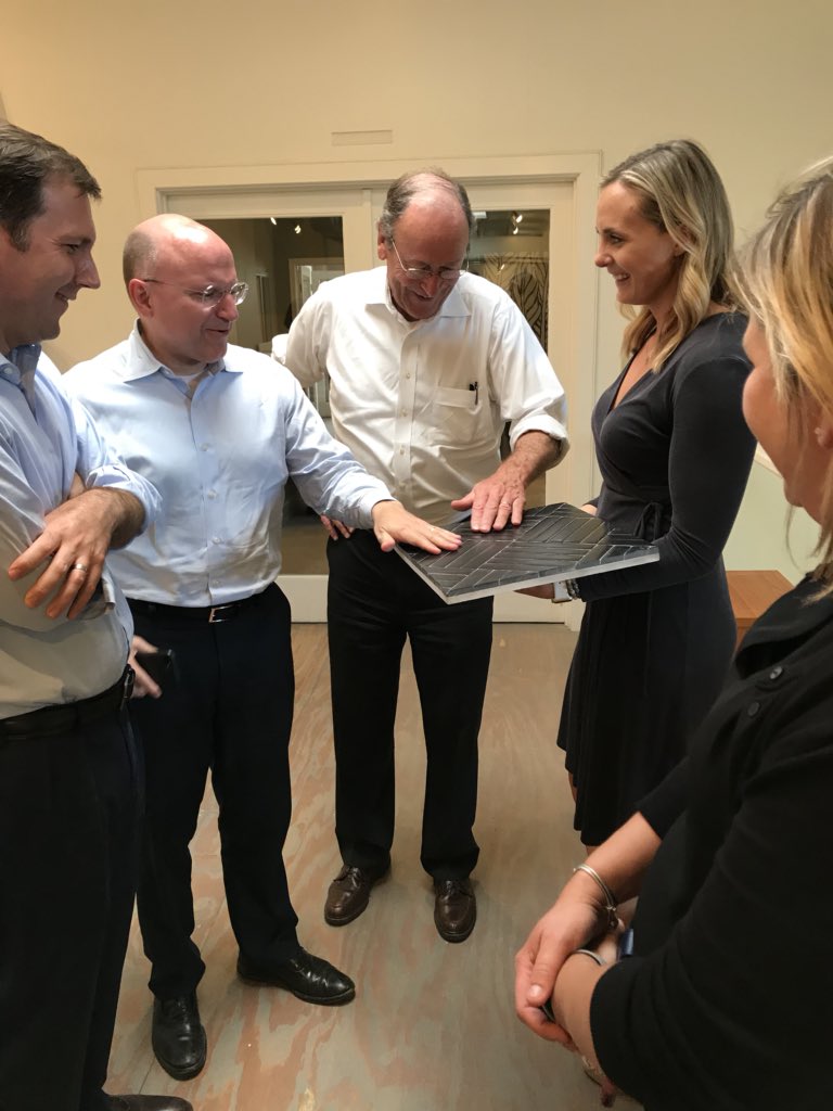 VACommTrade's tweet photo. So impressed by @NewRavennaUSA in Exmore. I’m pleased the Commonwealth has been able to help this great mosaic company grow through the #VJIP program. #EconTourSCT https://t.co/s84oOtKb0N