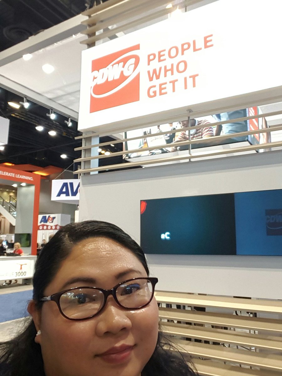 iamgwentastic's tweet photo. At CDW•G getting inform about what they do. #CDWGetsEDU https://t.co/MWQtPpTd53