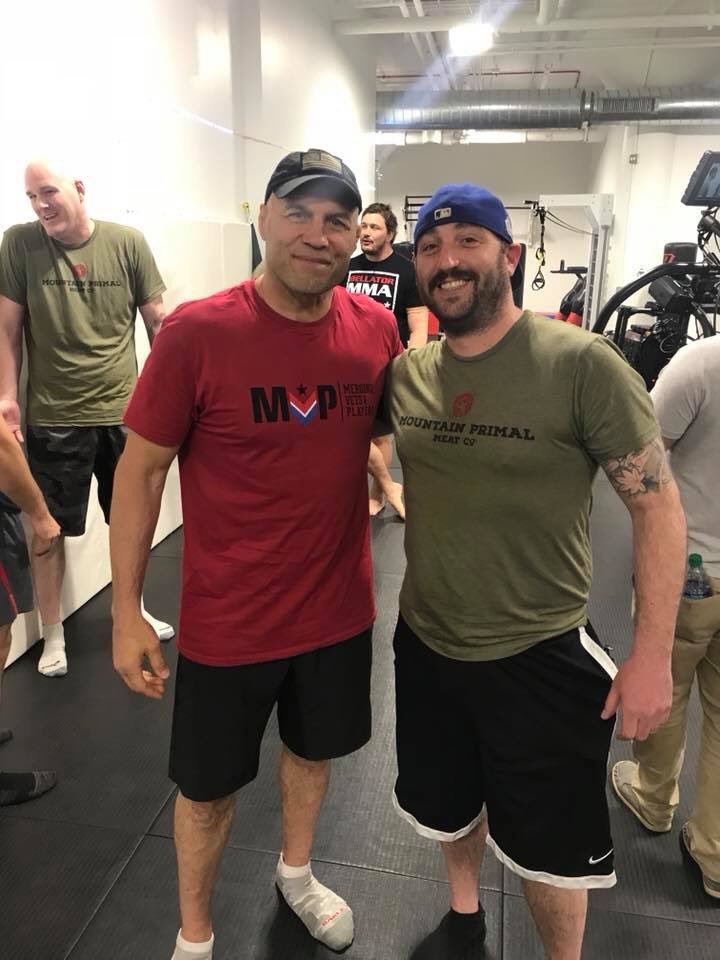 VictorTechInc's tweet image. Shout out to @VetsandPlayers for their continuous support in the veteran community. 

#tb of our Outreach Lead Weston Polaski and former collegiate and Greco-Roman wrestler @Randy_Couture at the Merging Vets and players workout pop up in Chicago recently.