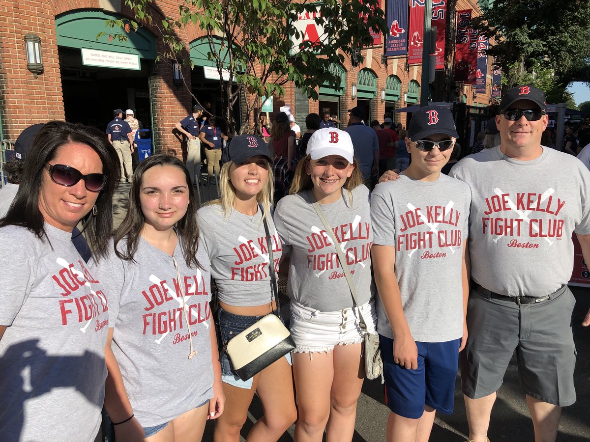 bethchetwynd's tweet image. Joe Kelly Fight Club! #myfenway