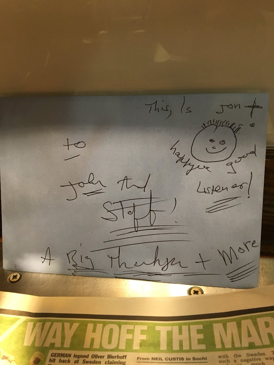 Simple and meaningful feedback from a guest that stayed with us, even a portrait of our new starter John #impact #service <a href="/Lauraloolooo/">Laura Tait</a> <a href="/StDavidsPI/">Exeter St. Davids PI</a>