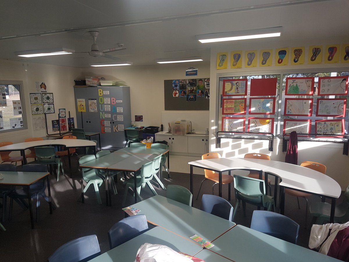 Walked into the classroom to find new furniture in place this morning. Let's see how the students will react today! #AcuEdu_P #surprise
