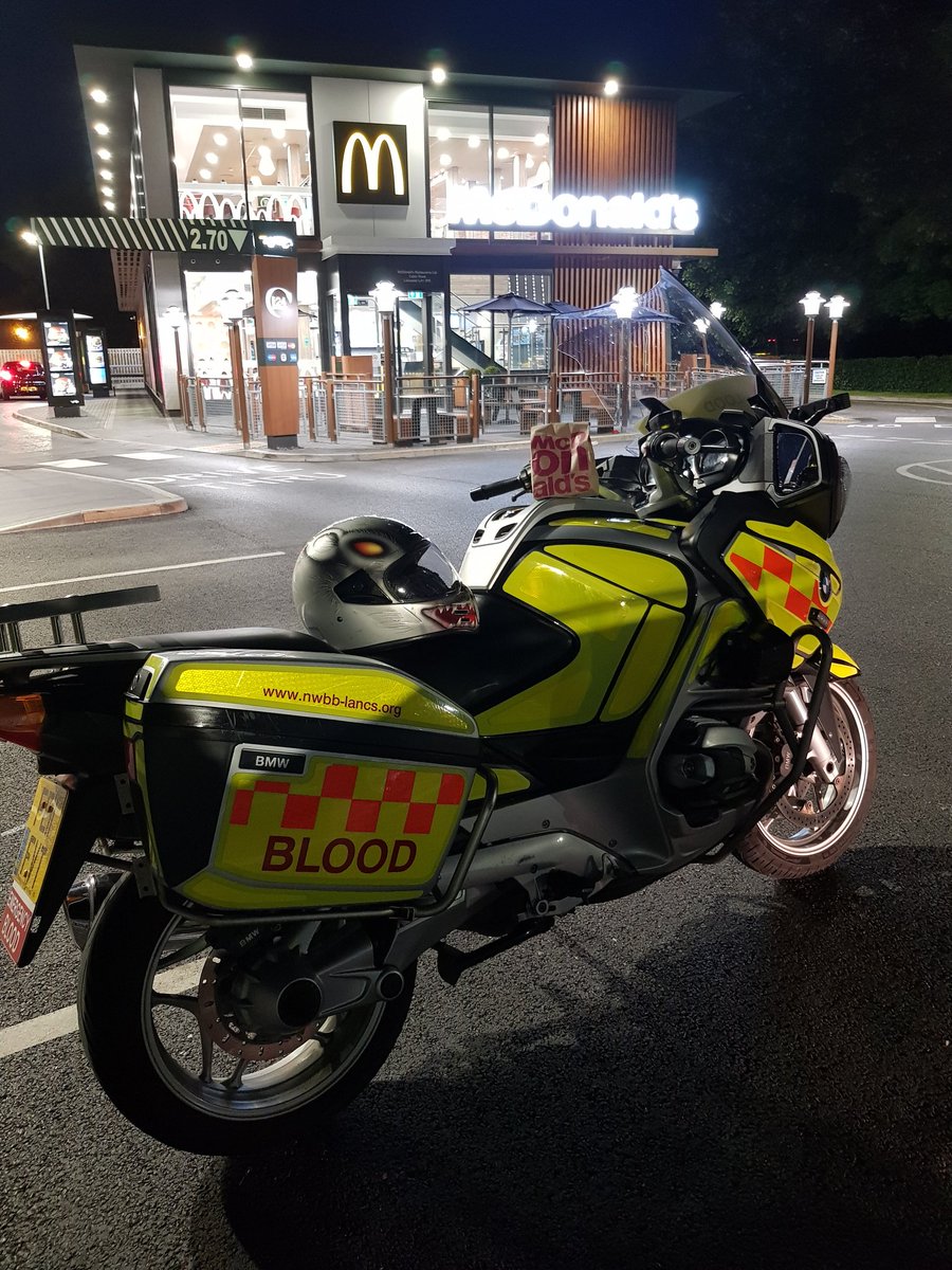Rattuss's tweet photo. Just stopped in to McDonald's, Lancaster for a midnight snack on the run home. A kind lady ran up to me as I got to the till &amp; insisted she bought my  meal. Apparently, we brought much needed medical supplies for her daughter. Very touched, kinda choked me up! @nwbbll https://t.co/3J0x1lKg9w