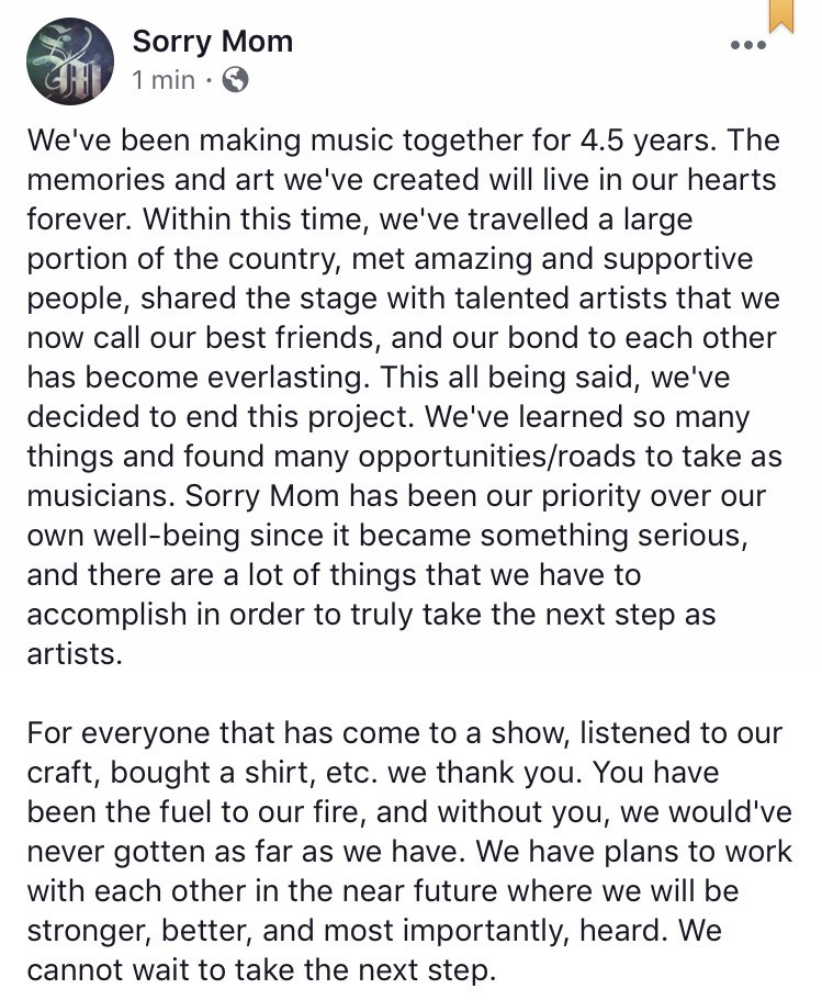 Sorry Mom tweet media