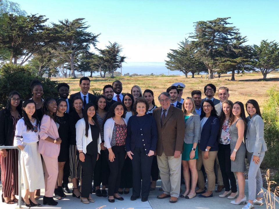 aschicostate's tweet photo. Our #ASPresident joined 22 @calstate student leaders at The Panetta Institute for Public Policy last week to discuss leadership &amp; public service with former CIA Director, Secretary of Defense &amp; Clinton Chief of Staff, Leon Panetta, and Panetta Institute CEO Sylvia Panetta ... https://t.co/dsUcLfC75A