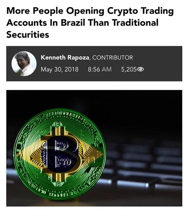 Coingrams's tweet image. (Sponsored) With more people now investing in #Crypto than regular securities in Brazil, exchanges are on the rise! #CriptoHub is launching a new exchange in Brazil aiming to take over 40% of the entire market within the 1st year. “They can easily be the… ift.tt/2tH7pZN