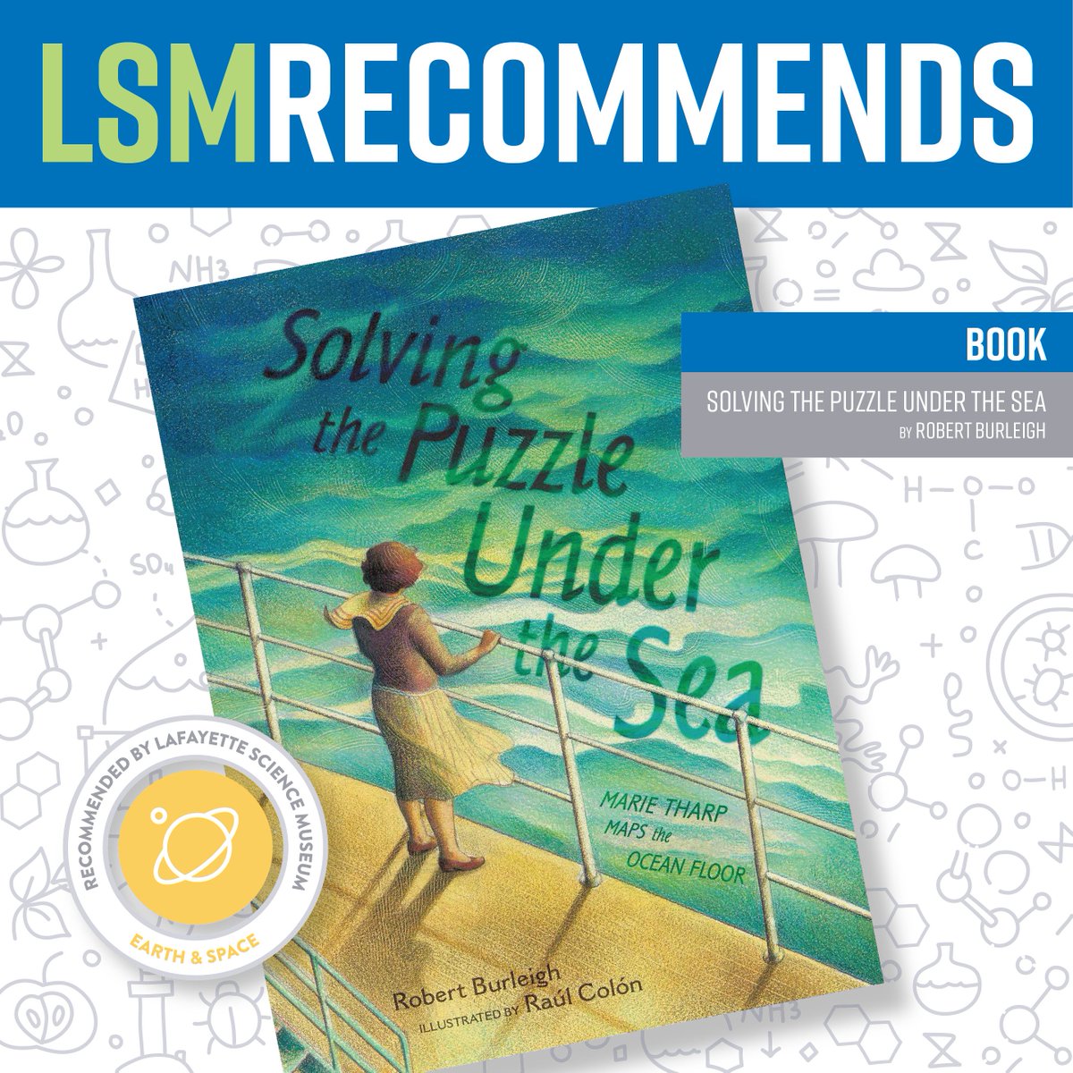 LafSciMuseum's tweet photo. For National Ocean Month, #LSMRecommends Solving the Puzzle Under the Sea by Robert Burleigh! ๐ณ๐๐ฆ๐ฆ#30DaysofOcean https://t.co/jsPoaeB5EN