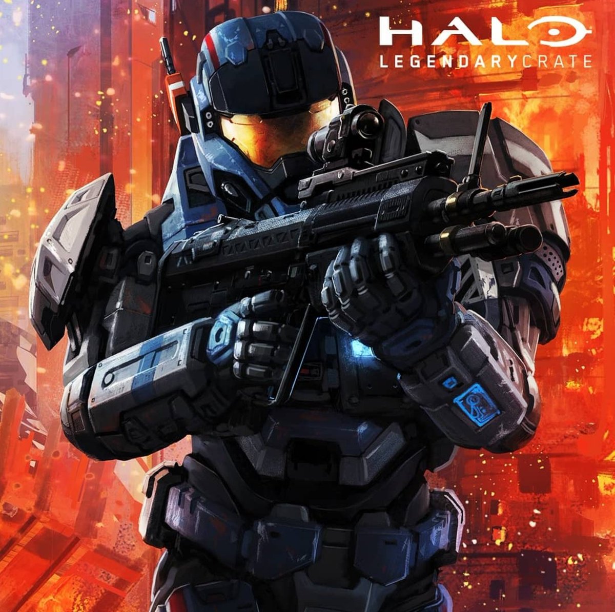 Halo_Vic's tweet photo. Cuando la Guerra llegó a #Reach, hubo quienes huyeron y los que se quedaron firmes y lucharon hasta el final.
En reconocimiento de su liderazgo #HaloCRATE honra al comandante del #NobleTeam ,Carter A259,quien nos enseñó que
"Los Spartan Nunca Mueren."
#HaloLegendaryCrate https://t.co/1uWbaSj81P