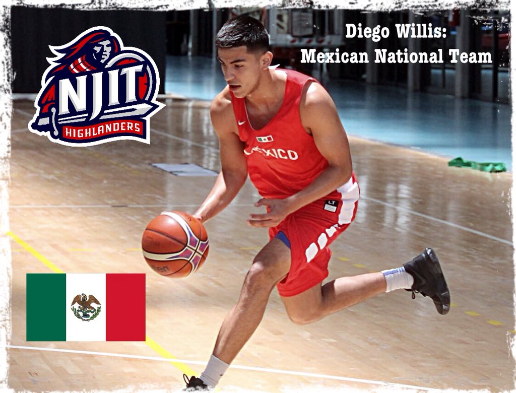 NJIT's Diego Willis to Represent Mexican National Team at FIBA World Cup  Qualifiers - New Jersey Institute of Technology Athletics