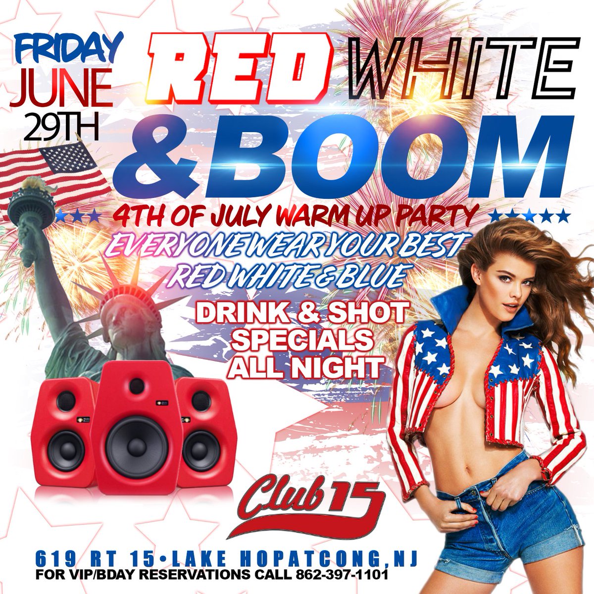 dontstop_DSE's tweet photo. This Friday it all goes down at Red, White, and Boom! https://t.co/UGU4jxWTju