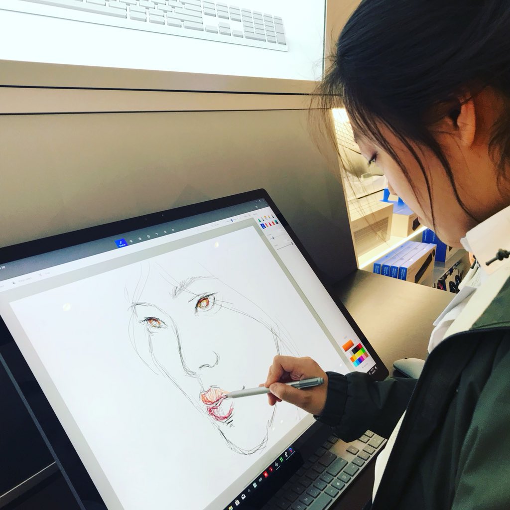 YoonSunJ_MSFT's tweet photo. Talented young girl’s drawing using Paint 3D on the Surface Studio
#windowscommunity #MicrosoftStore https://t.co/JmUSm0rVZr