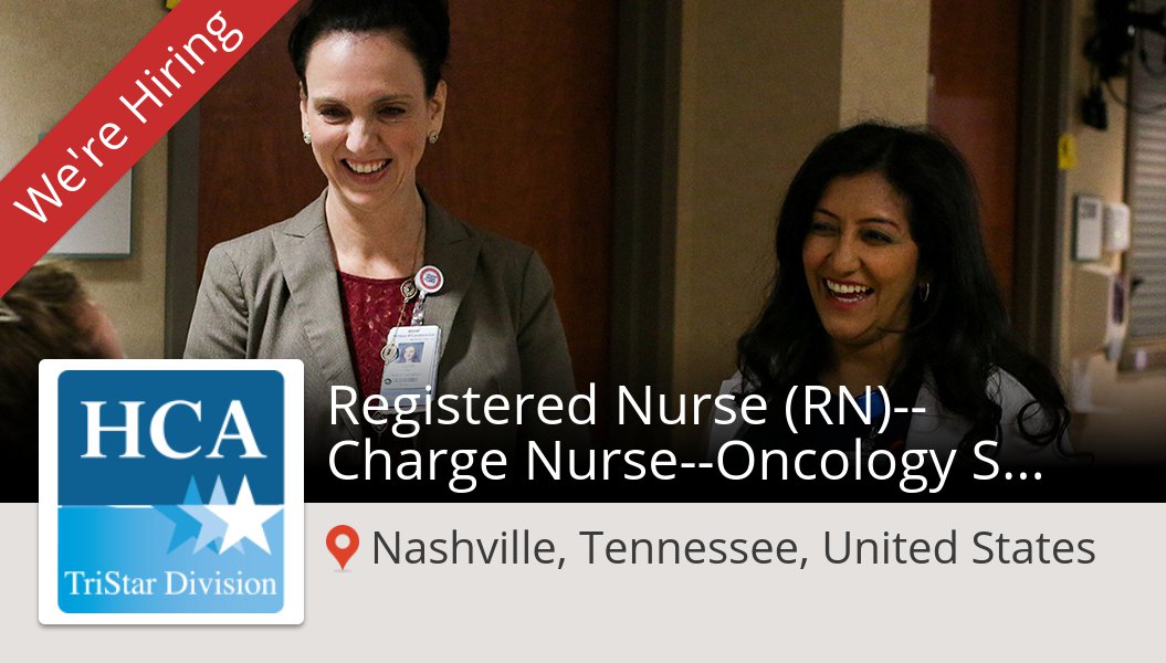 TriStar_Jobs's tweet photo. Apply now to work for #HCATriStarDivisionCareers as Registered #Nurse (RN)--Charge ##NurseOncology Surgical Step-Down! (#Nashville) #job https://t.co/pCy3HSd3NJ #WeAreTriStar https://t.co/qUFIr9VJsX