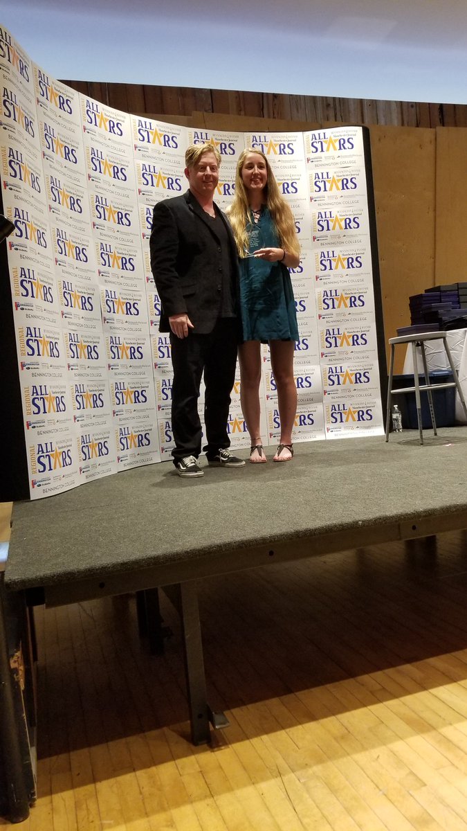 Our Sixth Man/Woman of the Year are Max Kipp from Hoosick Falls and Arlington's Jamie Keel! Max could not be here tonight.