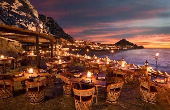 MexDest's tweet image. Tucked into the cliffs of El Farallon - The Resort at Pedregalgal,is the best restaurant in Cabo San Lucas. Overlooking the Pacific Ocean, listen to the waves crash below while making your selection .#foodporn #bestofcabo #cabofood #vacationrentals #mexicandestinations  #cabo